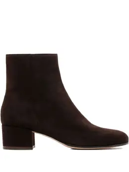Gianvito Rossi: Тёмные ботинки 