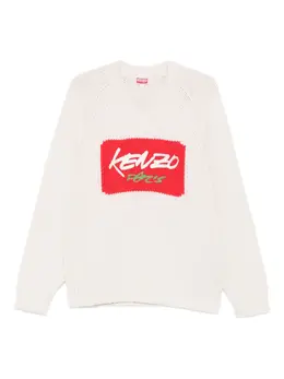 Kenzo: Свитер с принтом 