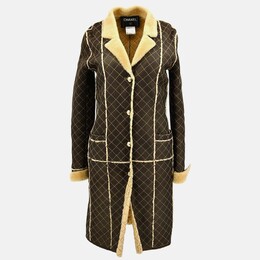 Chanel: Коричневое пальто 