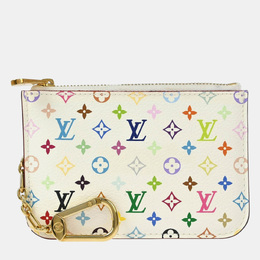 Louis Vuitton: Многоцветный кошелёк  Pochette Cles