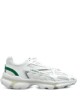 Lacoste: Белые кроссовки 