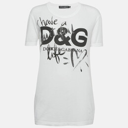Dolce & Gabbana: Белая футболка  T