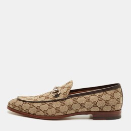 Gucci: Бежевые туфли  Horsebit
