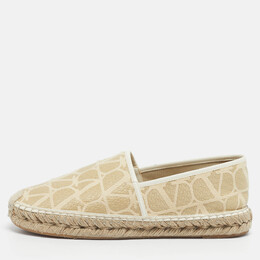 Valentino: Бежевые мокасины  VLogo
