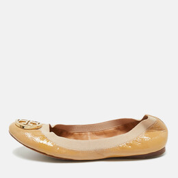 Tory Burch: Бежевые балетки 