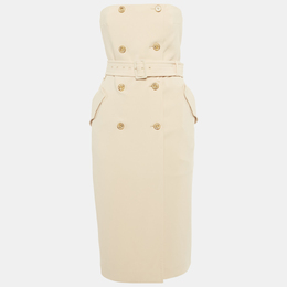 Max Mara: Бежевое платье 