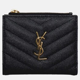 Saint Laurent Paris: Чёрный кошелёк 