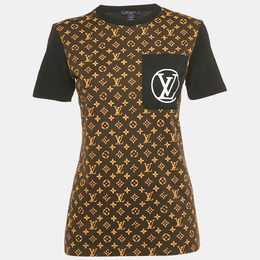 Louis Vuitton: Чёрная футболка 