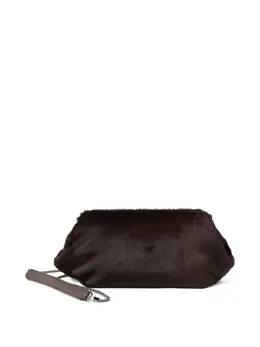 Brunello Cucinelli: Коричневый клатч 