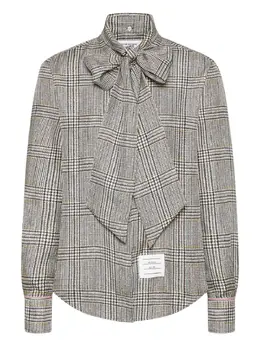 Thom Browne: Рубашка с бантом 