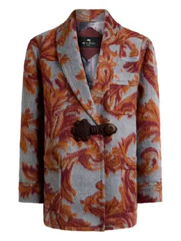 ETRO: Жаккардовое пальто 