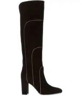 Gianvito Rossi: Тёмные ботинки 