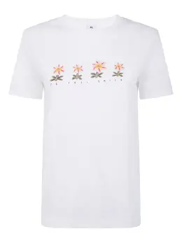 Paul Smith: Футболка с цветочным принтом 