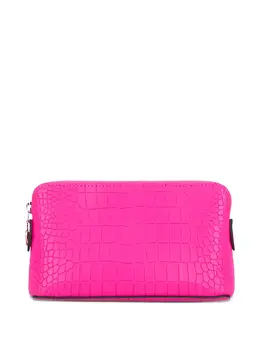 Longchamp: Розовый клатч 