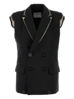sacai: Чёрный жилет 