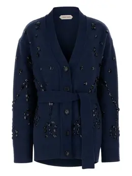 Alberta Ferretti: Синий кардиган 