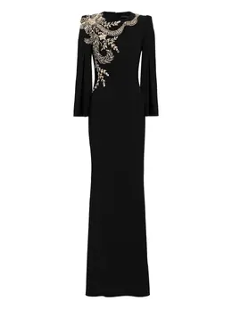 Jenny Packham: Платье с растительным принтом 