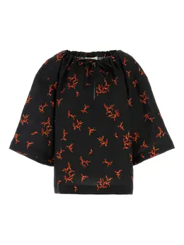 FENDI: Льняная блуза 