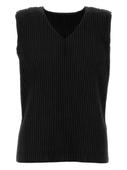Homme Plissé Issey Miyake: Майка с v-образным вырезом 