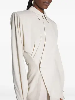 Mugler: Рубашка на пуговицах 