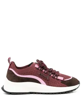 Bally: Бордовые кроссовки 