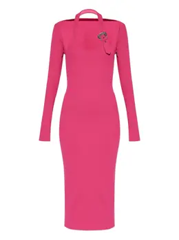 Versace Jeans Couture: Платье миди 
