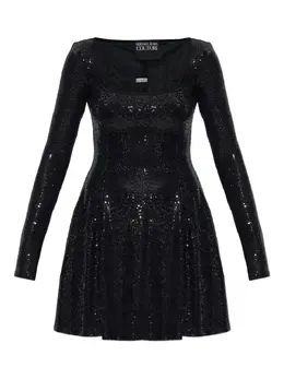 Versace Jeans Couture: Платье с блёстками 