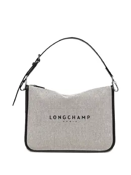 Longchamp: Бежевая сумка 