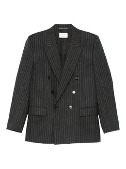 Saint Laurent: Двубортный жакет 