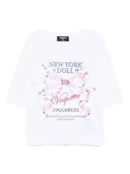 DSQUARED2: Топ с принтом 