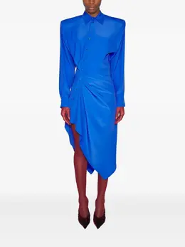 Mugler: Асимметричное платье 