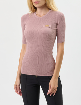 ELISABETTA FRANCHI: Розовая футболка 