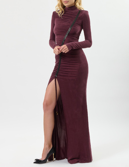 ELISABETTA FRANCHI: Бордовое платье 