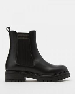 Pollini: Чёрные ботинки 