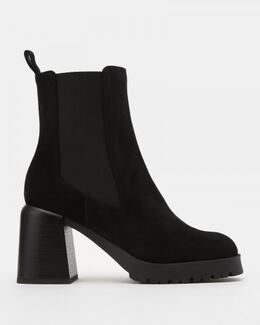Pollini: Чёрные ботинки 