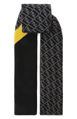 Fendi: Серый шарф 