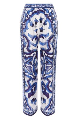 Dolce & Gabbana: Шёлковые брюки 
