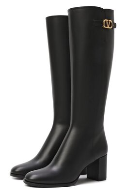 Valentino: Чёрные сапоги  VLogo Signature