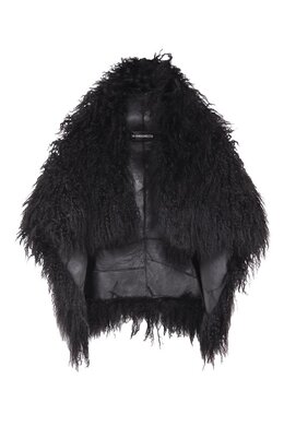 Ann Demeulemeester: Жилет из овчины 