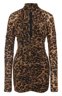 Blumarine: Платье с леопардовым принтом 