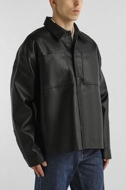 Calvin Klein Jeans: Кожаная куртка 