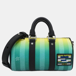 Louis Vuitton: Сумка  Keepall в полоску