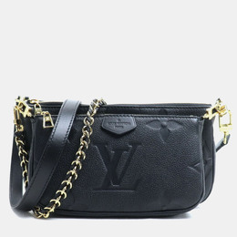 Louis Vuitton: Чёрная сумка  Pochette Accessoires