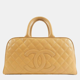 Chanel: Бежевая сумка 