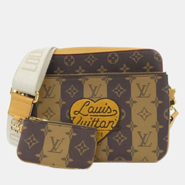 Louis Vuitton: Сумка в полоску 