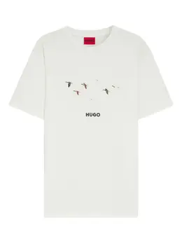 HUGO: Хлопковая футболка 