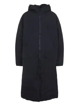 Y-3: Пальто с капюшоном 