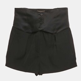 Saint Laurent Paris: Чёрные шорты 