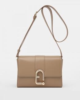 FURLA: Бежевая сумка 