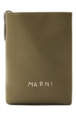 Marni: Сумка  Museo цвета хаки